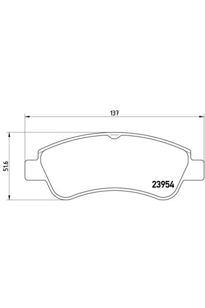 Kit pastiglie freno, Freno a disco BREMBO 65-P 61 066