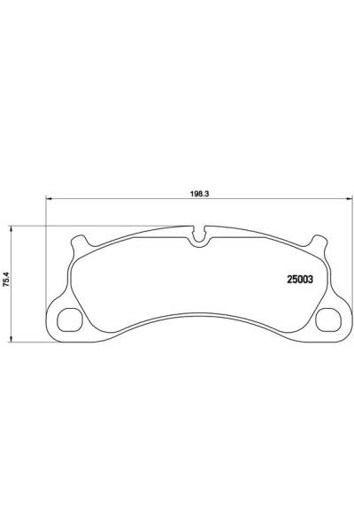 Kit pastiglie freno, Freno a disco BREMBO 65-P 65 025