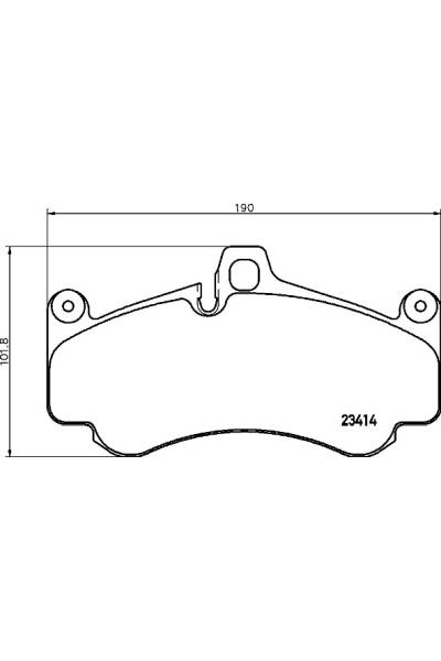 Set di pastiglie, freno a disco brembo 65-P 65 032