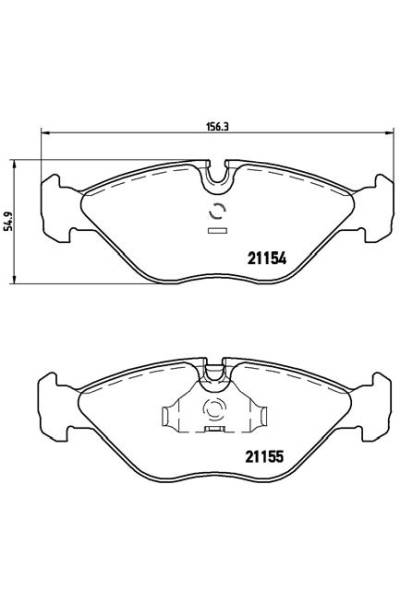 Kit pastiglie freno, Freno a disco BREMBO 65-P 71 005