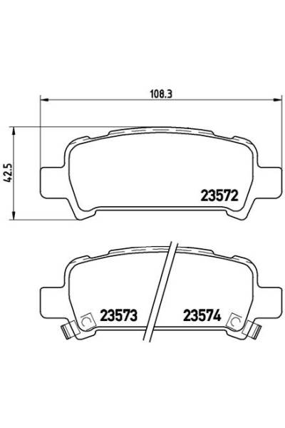 Kit pastiglie freno, Freno a disco BREMBO 65-P 78 011