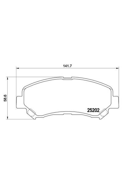 Kit pastiglie freno, Freno a disco BREMBO 65-P 79 028