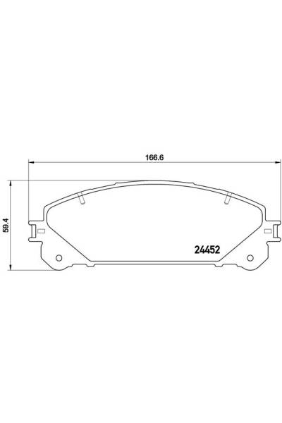 Kit pastiglie freno, Freno a disco BREMBO 65-P 83 145