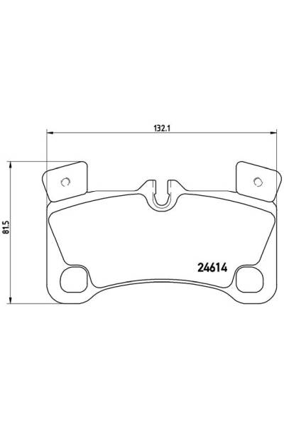 Kit pastiglie freno, Freno a disco BREMBO 65-P 85 103