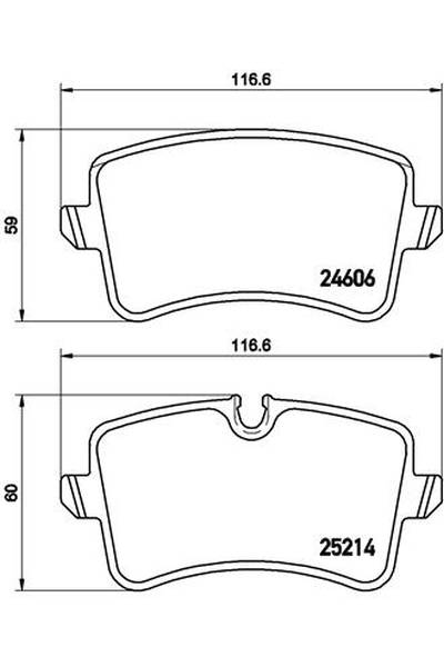 Kit pastiglie freno, Freno a disco BREMBO 65-P 85 119