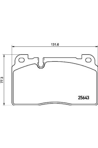 Kit pastiglie freno, Freno a disco BREMBO 65-P 85 133