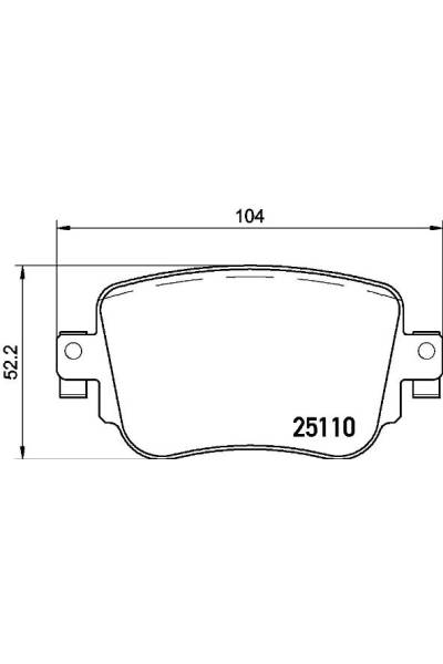 Kit pastiglie freno, Freno a disco BREMBO 65-P 85 135