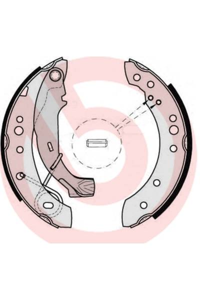 Ganascia del freno - set brembo 65-S 61 526