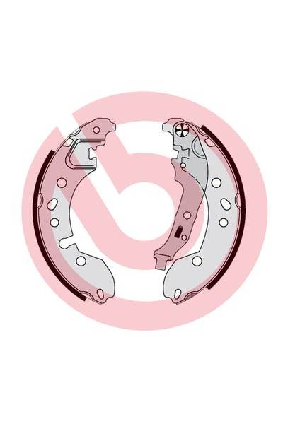 Ganascia del freno - set brembo 65-S 68 548