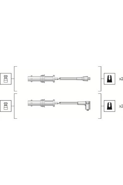 Set di cavi di accensione magneti marelli 95-941318111152