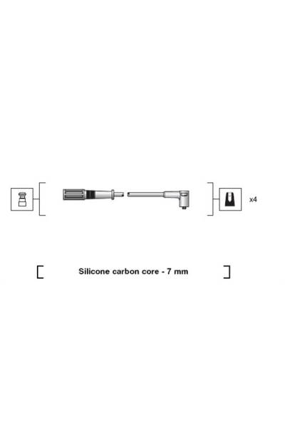 Set di cavi di accensione magneti marelli 95-941318111203