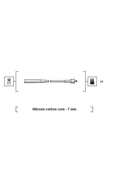 Set di cavi di accensione magneti marelli 95-941318111226