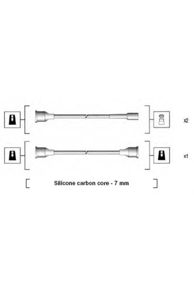 Set di cavi di accensione magneti marelli 95-941094040575
