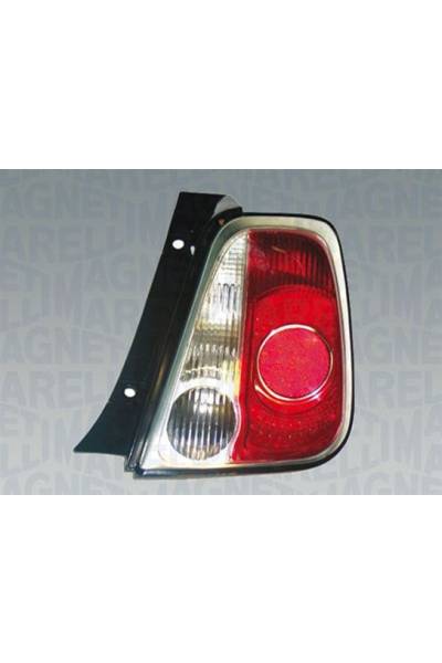 FANALE P/SX FIAT 500 07/07> BORDO BIANCO magneti marelli 95-714027040781