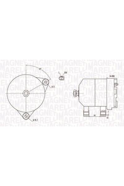 Alternatore magneti marelli 95-063731913010