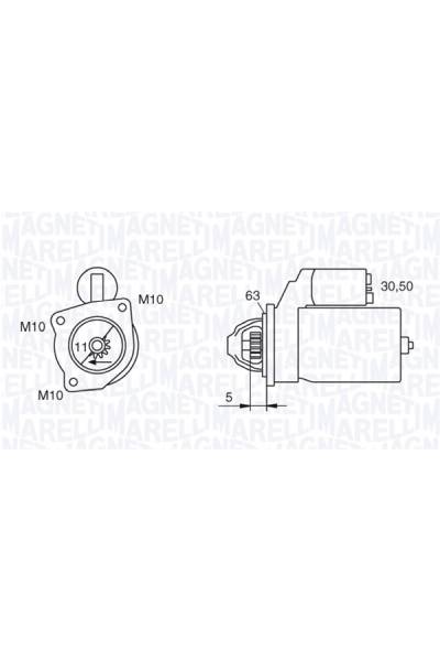 Motorino d'avviamento magneti marelli 95-063721377010