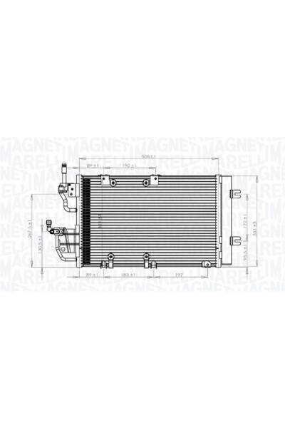 Condensatore, Climatizzatore magneti marelli 95-350203771000