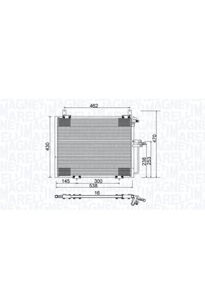 Condensatore, Climatizzatore magneti marelli 95-350203988000