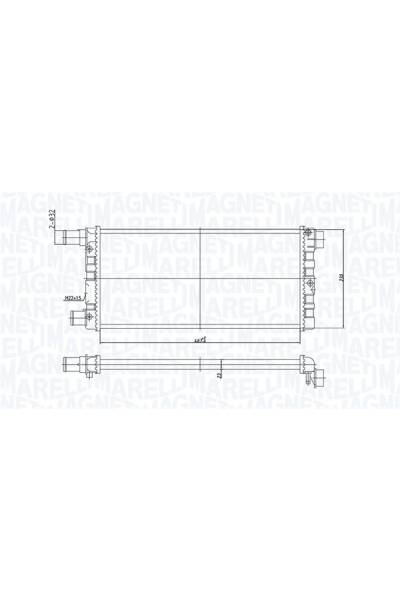 Radiatore, Raffreddamento motore magneti marelli 95-350213185200