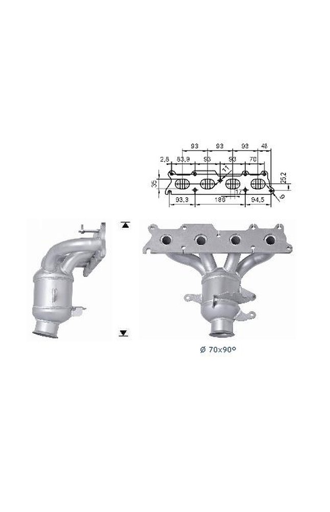 catalizzatore magnaflow 66015