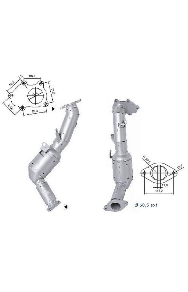 catalizzatore magnaflow 77402