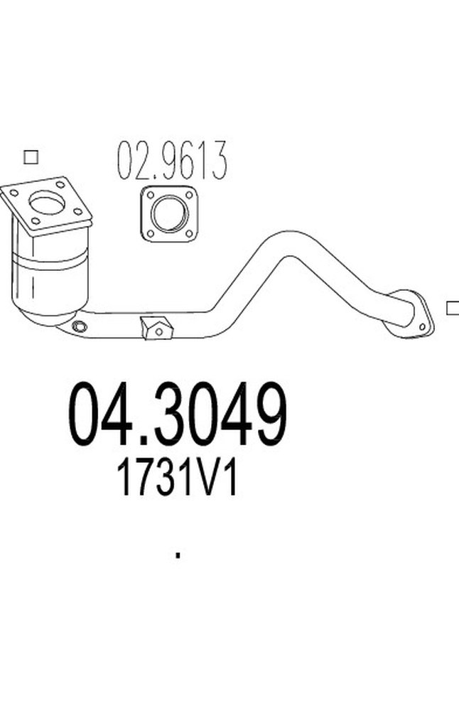 catalizzatore mts 04.3049