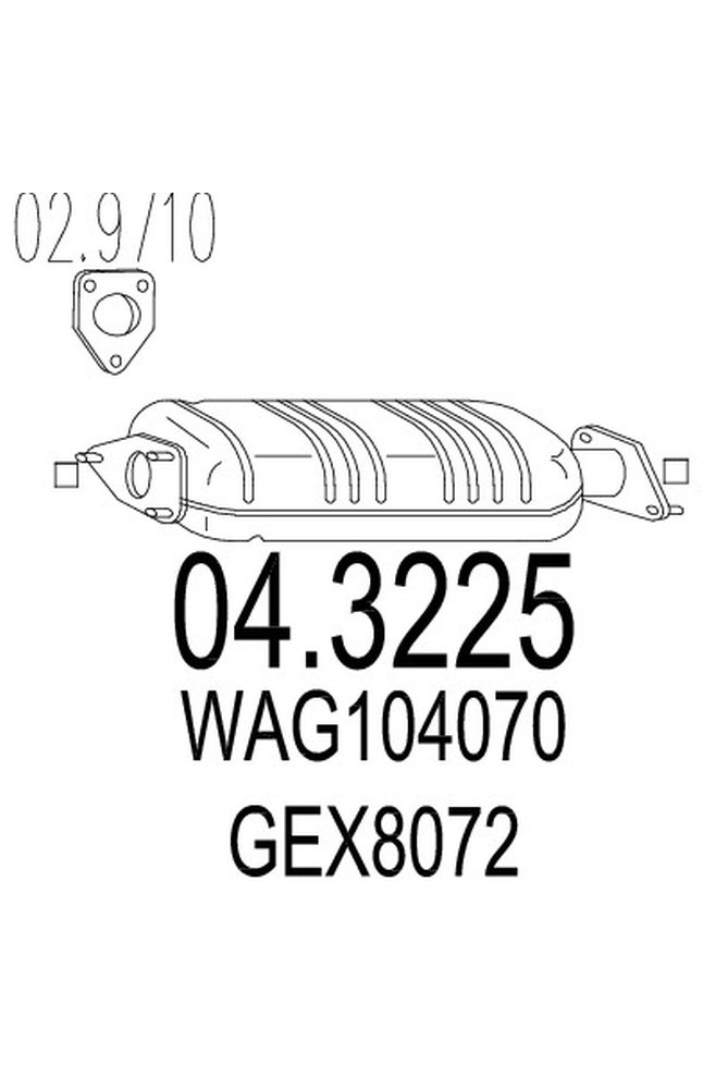 catalizzatore mts 04.3225