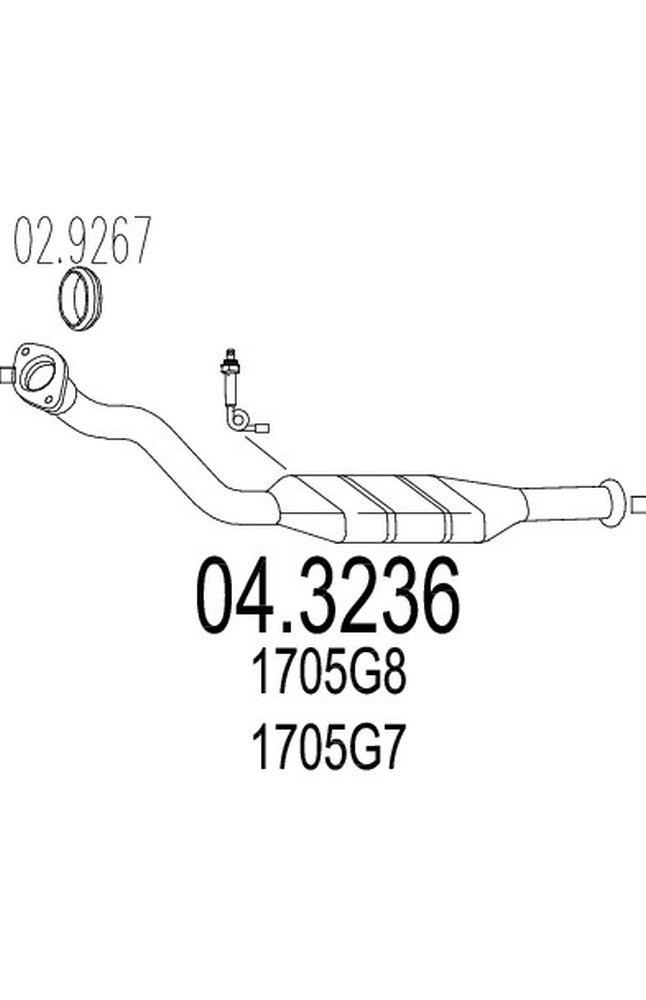 catalizzatore mts 04.3236