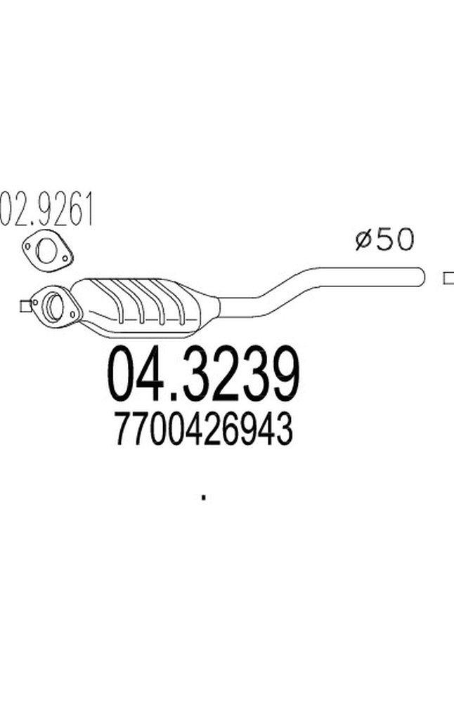 catalizzatore mts 04.3239