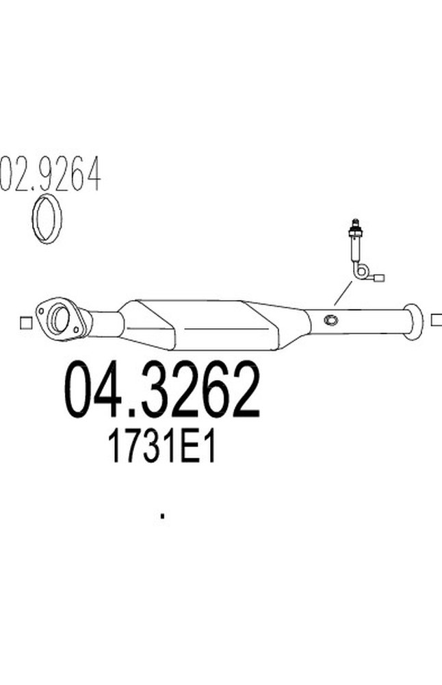 catalizzatore mts 04.3262