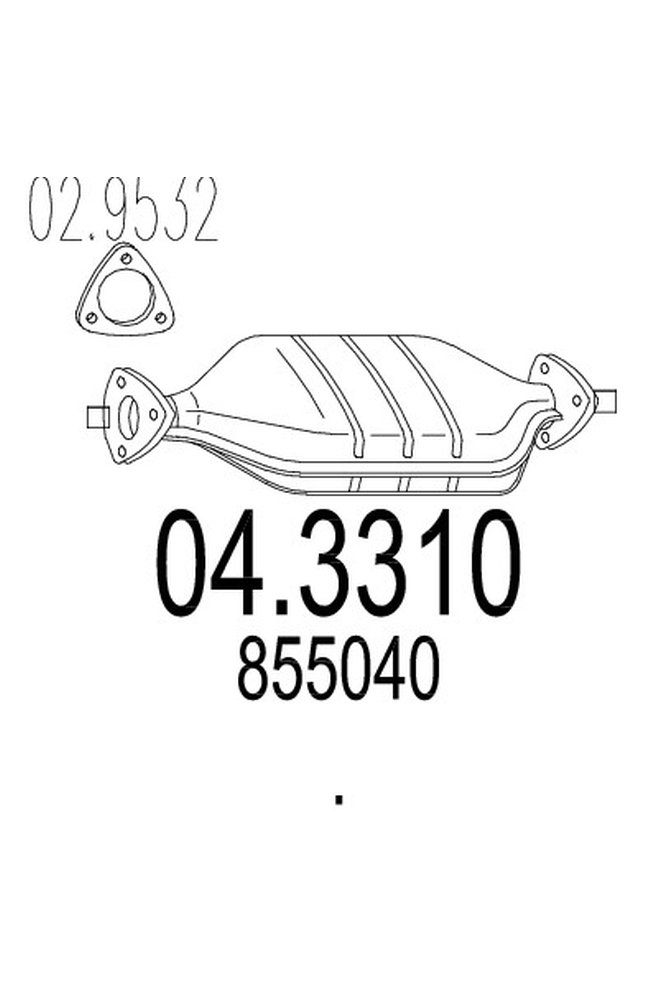 catalizzatore mts 04.3310