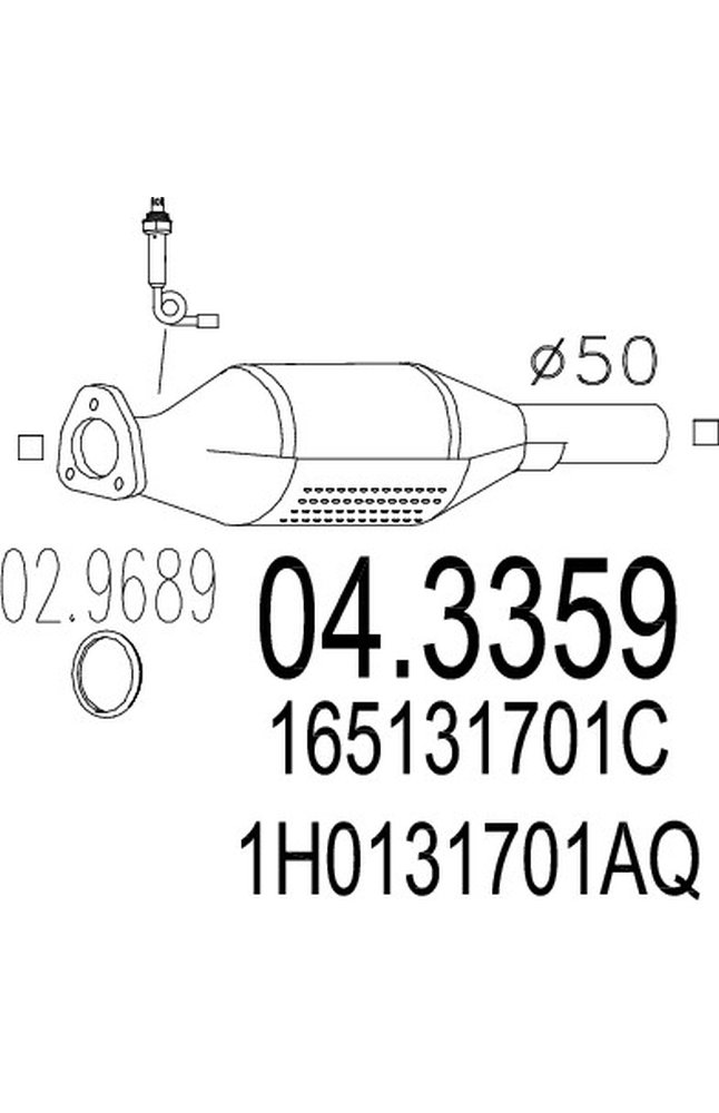 catalizzatore mts 04.3359