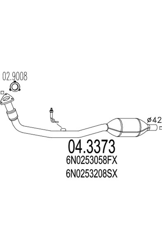 catalizzatore mts 04.3373