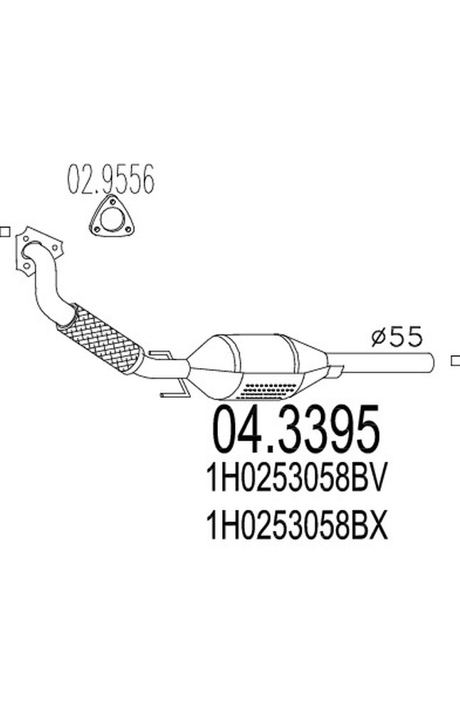 catalizzatore mts 04.3395