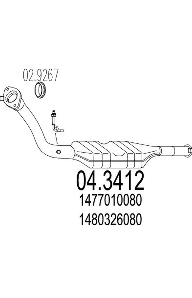 catalizzatore mts 04.3412