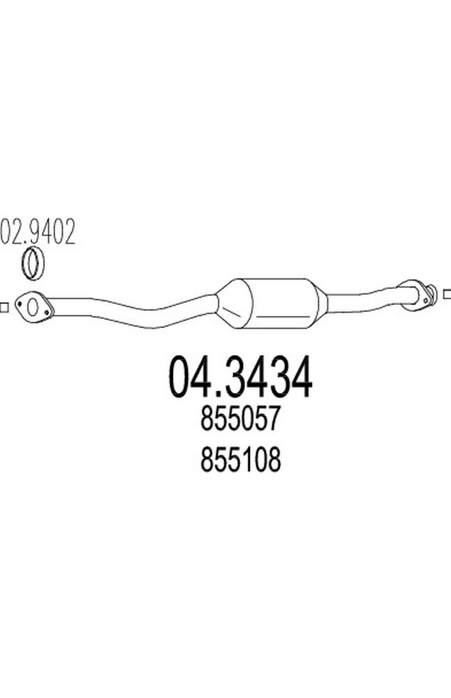 catalizzatore mts 04.3434