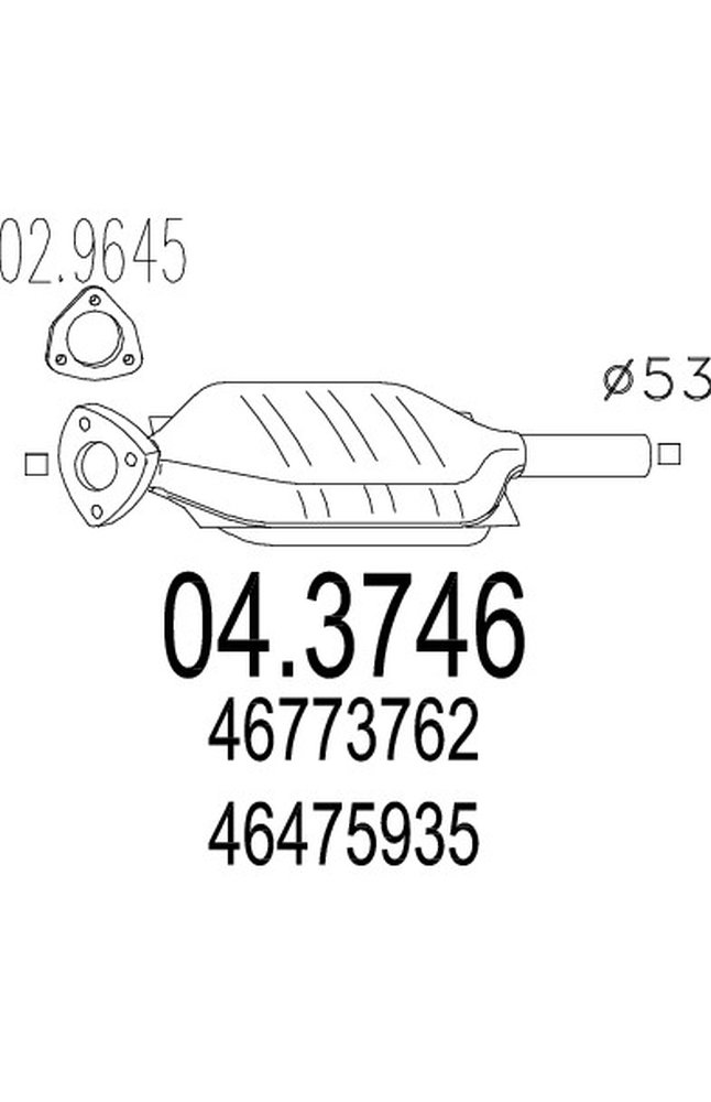 catalizzatore mts 04.3746