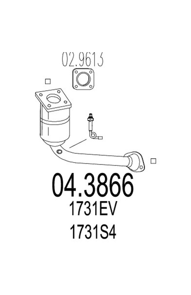 catalizzatore mts 04.3866
