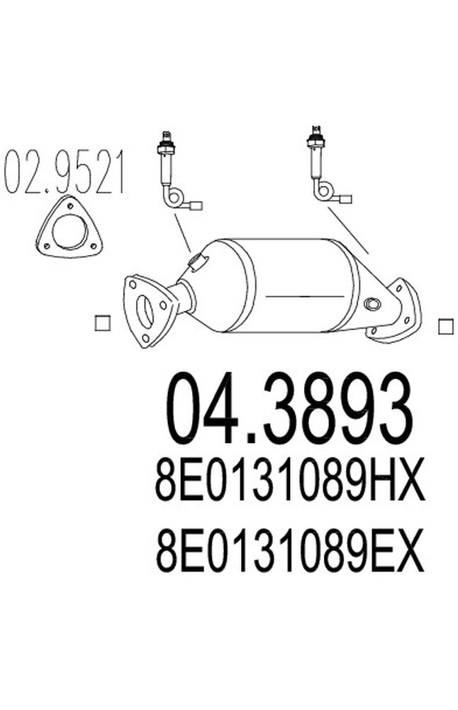 catalizzatore mts 04.3893