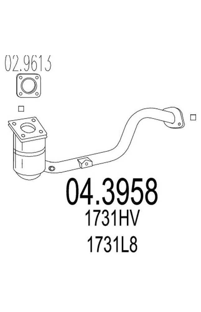 catalizzatore mts 04.3958