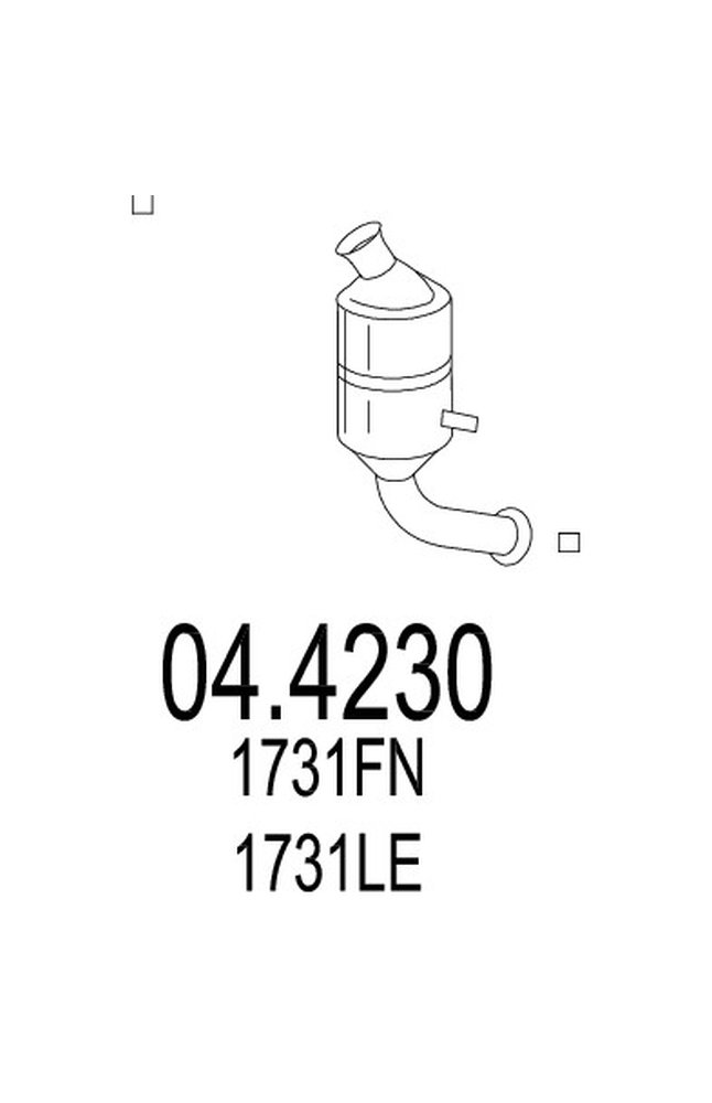 catalizzatore mts 04.4230