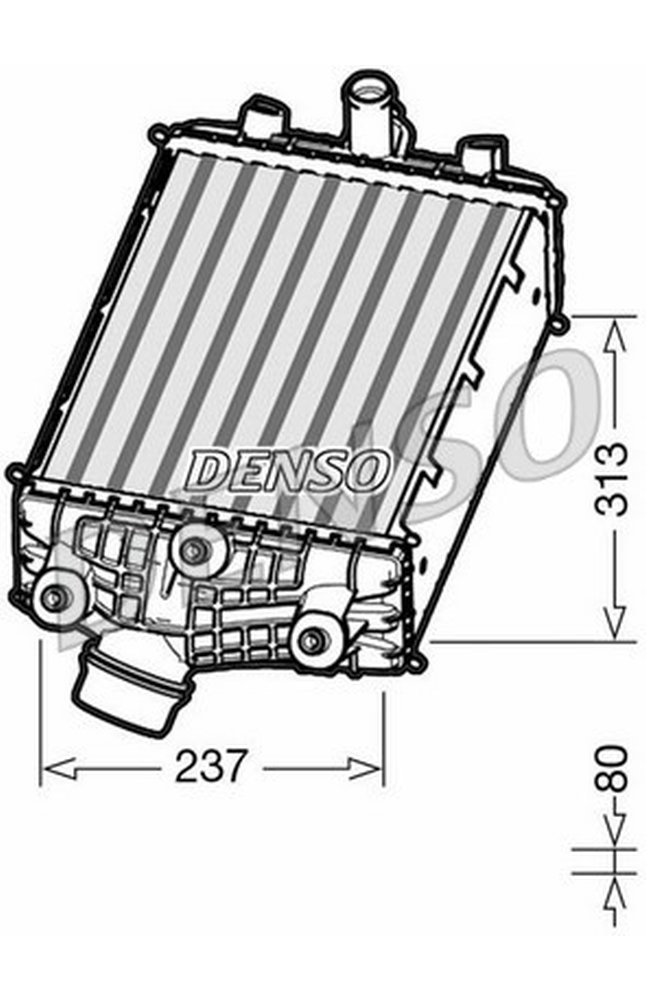 intercooler denso dit28001