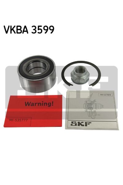 kit cuscinetto ruota skf vkba 3599