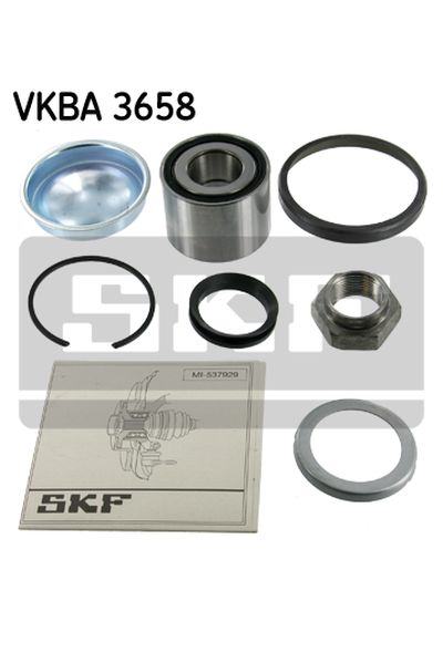 kit cuscinetto ruota skf vkba 3658