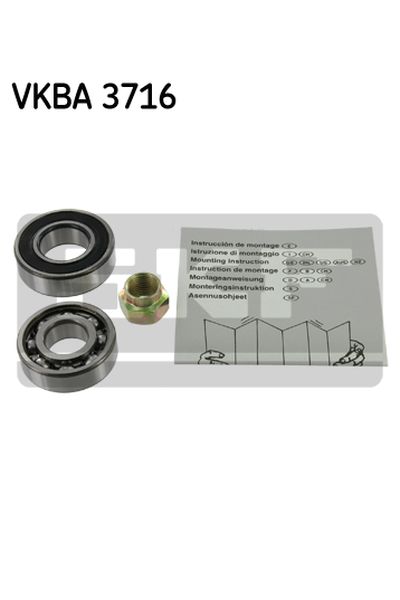 kit cuscinetto ruota skf vkba 3716