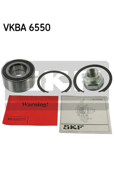 kit cuscinetto ruota skf vkba 6550