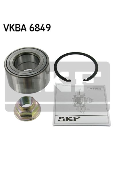 kit cuscinetto ruota skf vkba 6849