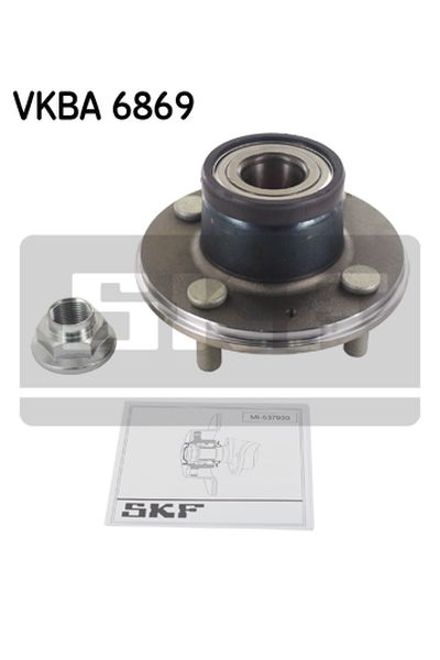 kit cuscinetto ruota skf vkba 6869