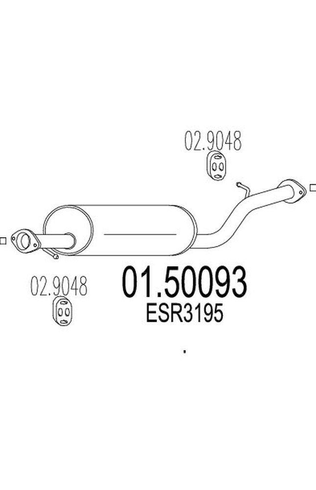 silenziatore centrale mts 01.50093