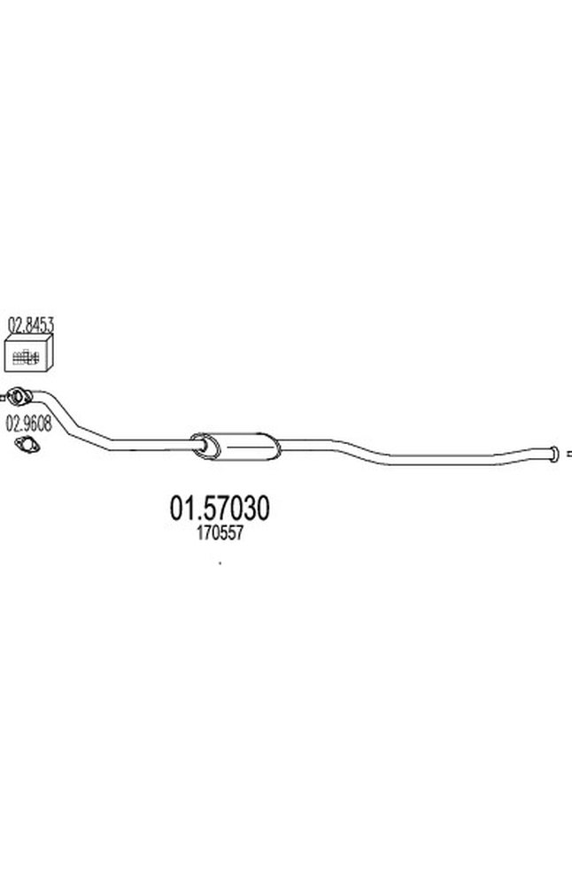 silenziatore centrale mts 01.57030